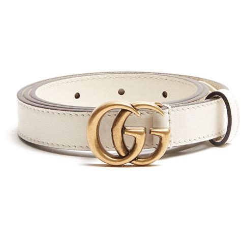 cream gucci belt|Gucci leather belt with web.